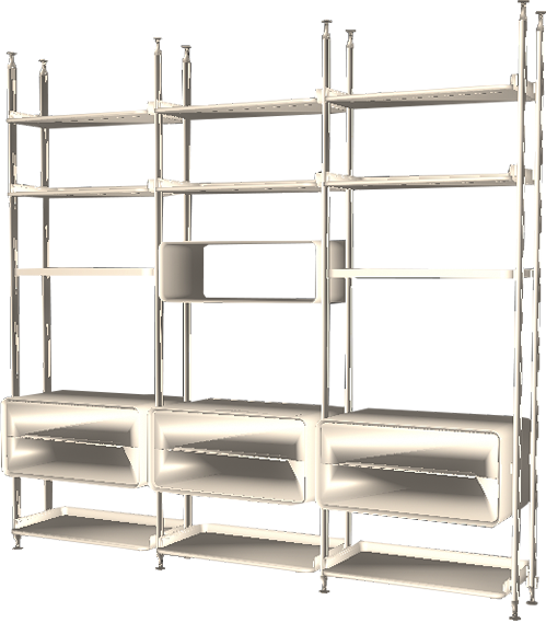K18 wireless conductive column open cabinet